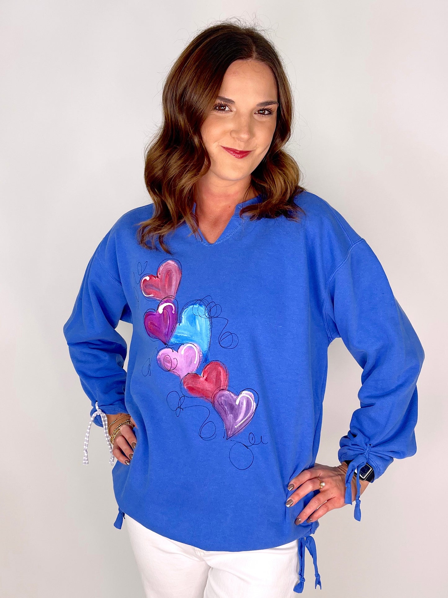 Crazy in Love Sweatshirt-Sweatshirt-Kunky's-The Village Shoppe, Women’s Fashion Boutique, Shop Online and In Store - Located in Muscle Shoals, AL.