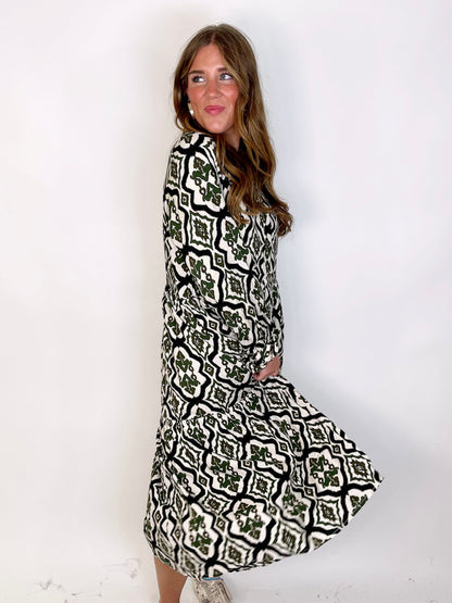 The Holland Midi Dress-Midi Dress-Entro-The Village Shoppe, Women’s Fashion Boutique, Shop Online and In Store - Located in Muscle Shoals, AL.