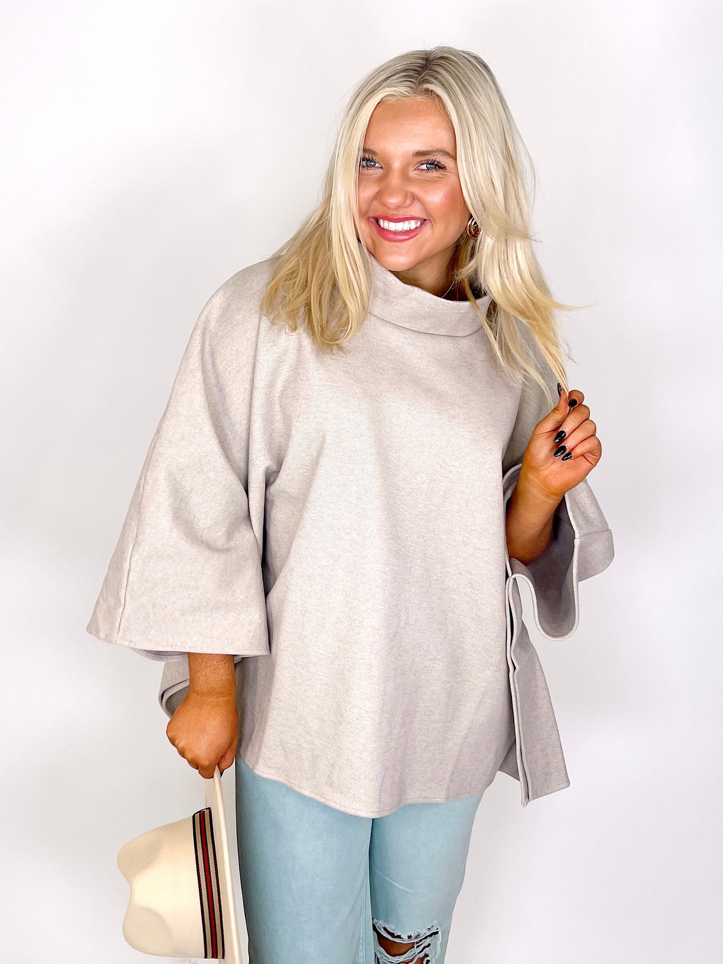 The Camden Poncho-Poncho-Wishlist-The Village Shoppe, Women’s Fashion Boutique, Shop Online and In Store - Located in Muscle Shoals, AL.