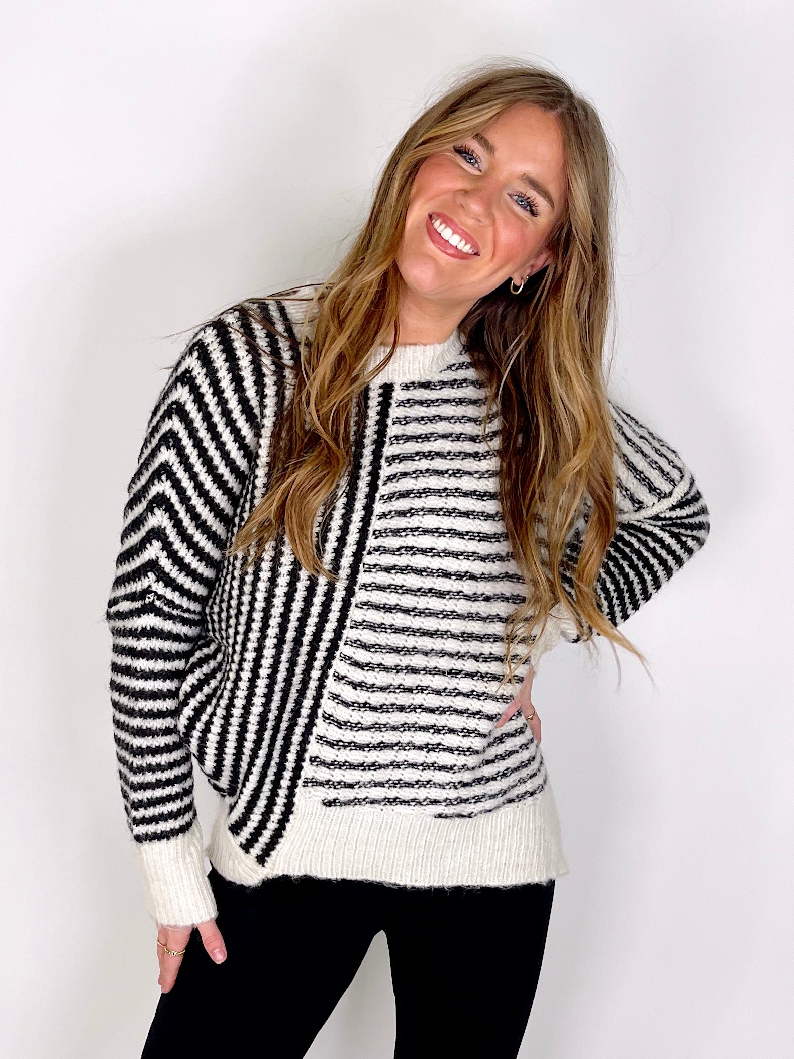 The Bailey Sweater-Sweaters-Miou Muse-The Village Shoppe, Women’s Fashion Boutique, Shop Online and In Store - Located in Muscle Shoals, AL.
