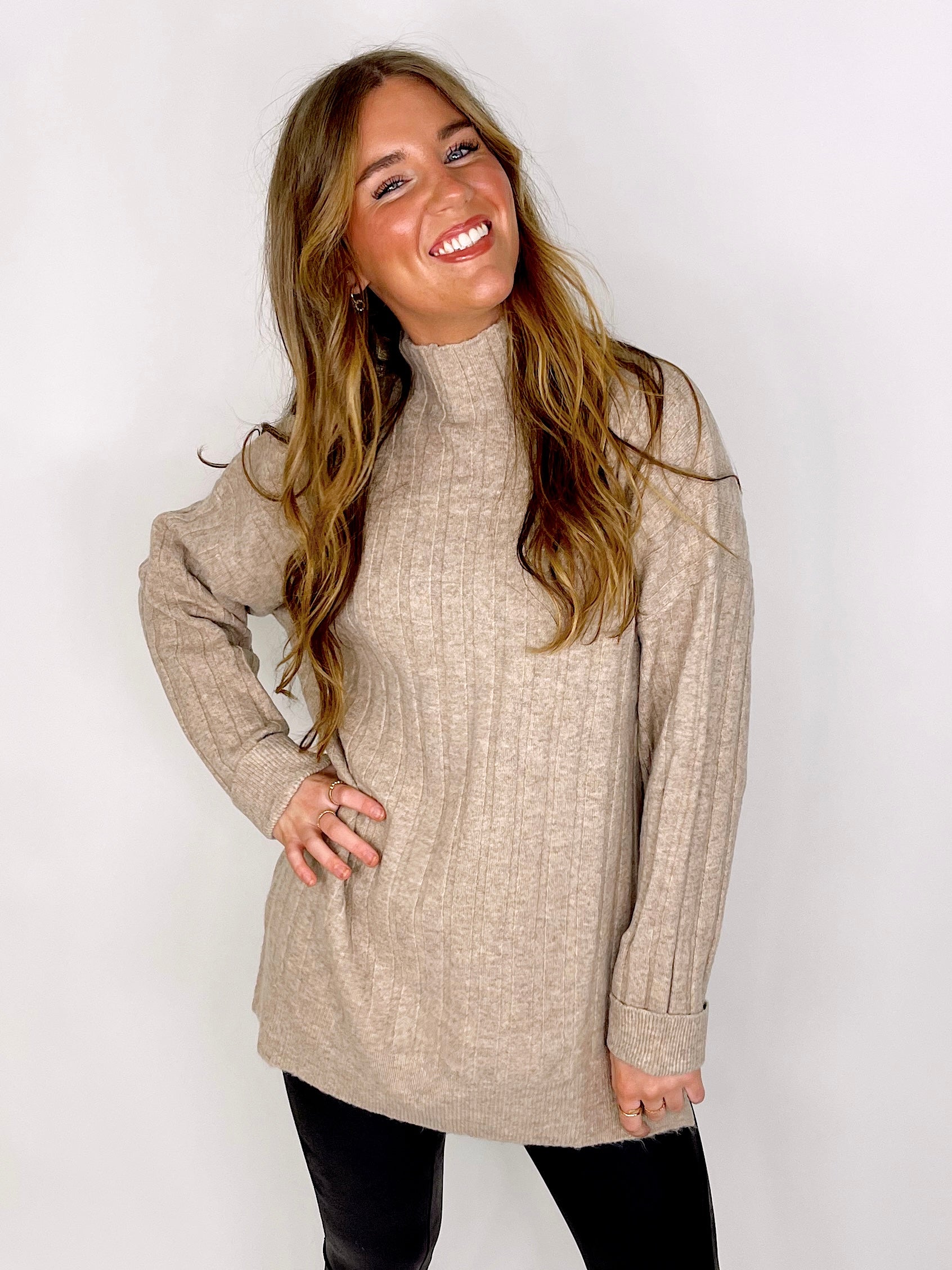 The Cara Sweater-Sweaters-THML-The Village Shoppe, Women’s Fashion Boutique, Shop Online and In Store - Located in Muscle Shoals, AL.