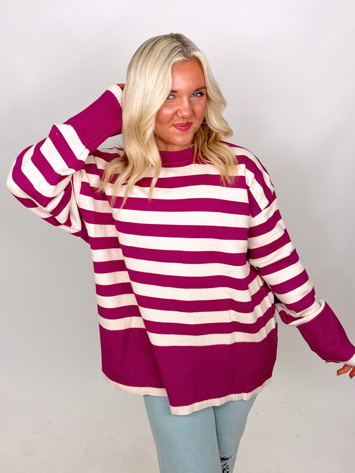 The Caroline Sweater-Sweaters-Entro-The Village Shoppe, Women’s Fashion Boutique, Shop Online and In Store - Located in Muscle Shoals, AL.