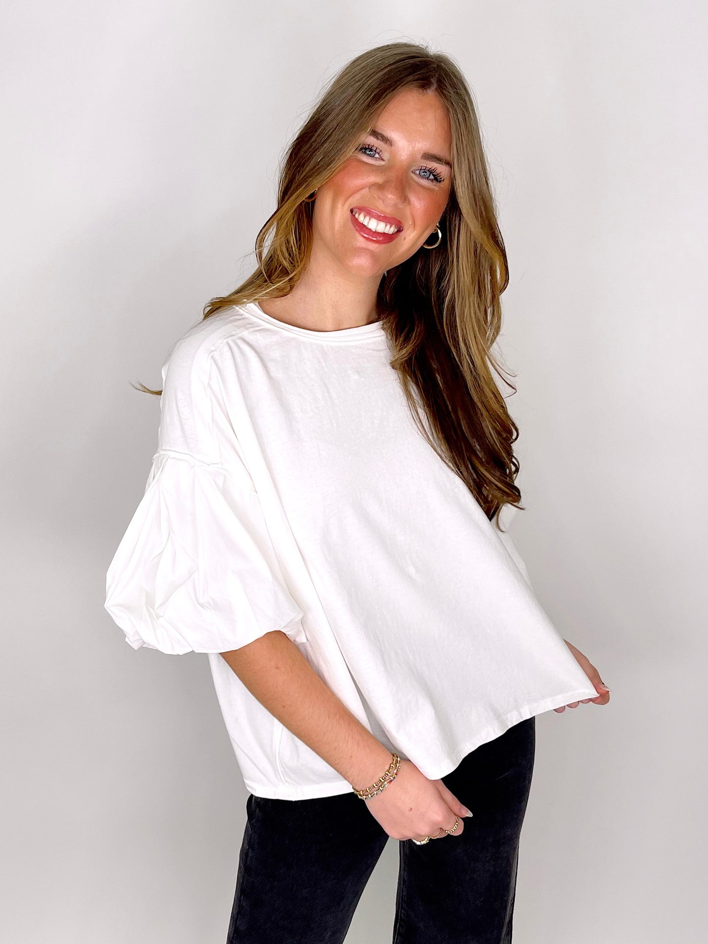 The Mae Top-Short Sleeves-ee:some-The Village Shoppe, Women’s Fashion Boutique, Shop Online and In Store - Located in Muscle Shoals, AL.
