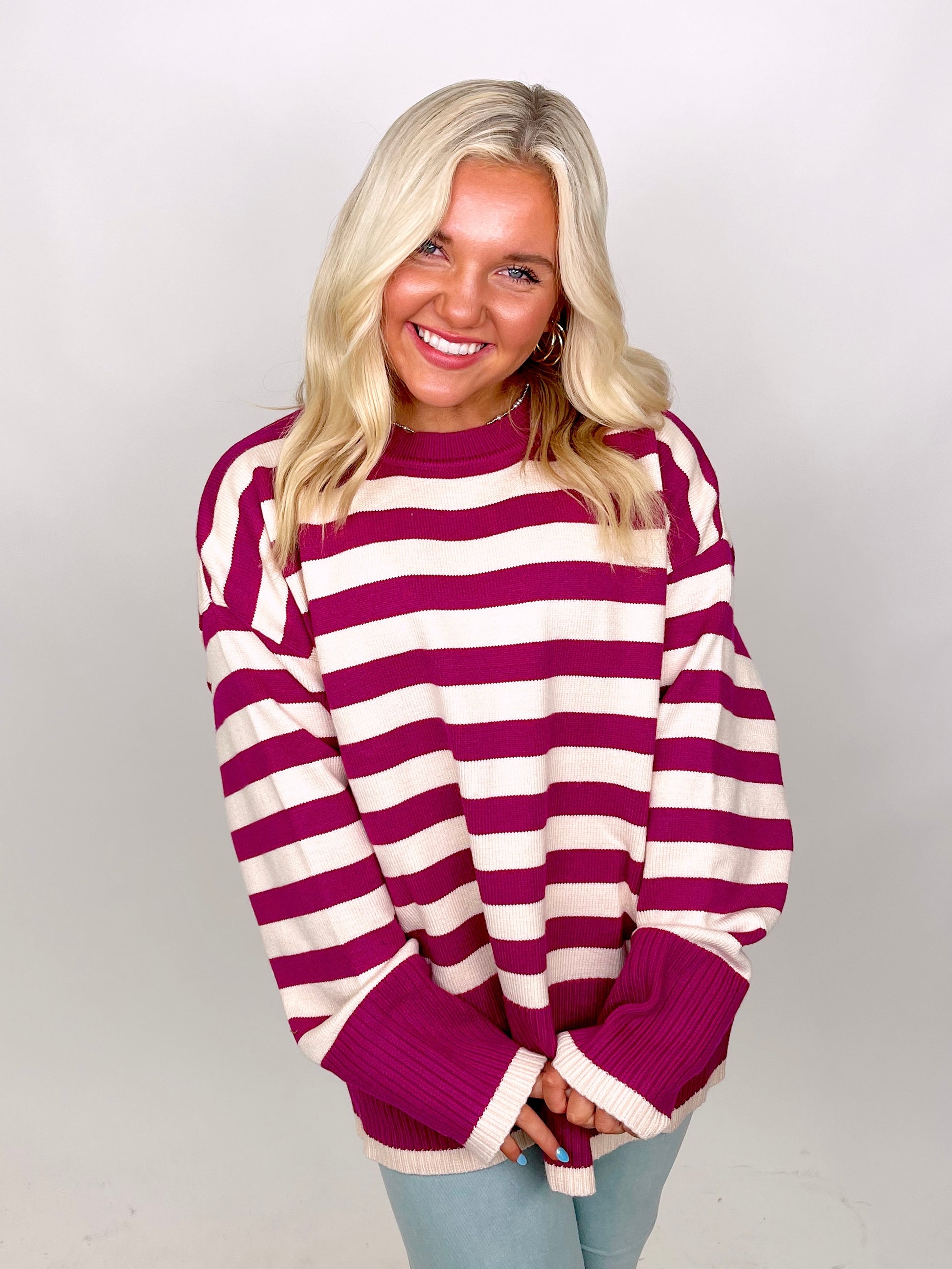 The Caroline Sweater-Sweaters-Entro-The Village Shoppe, Women’s Fashion Boutique, Shop Online and In Store - Located in Muscle Shoals, AL.