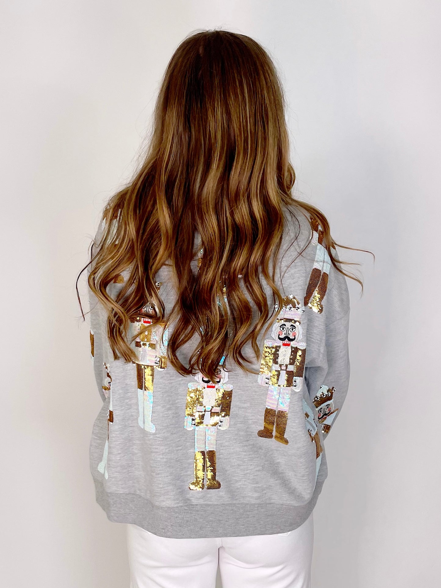 Queen of Nutcrackers Sweatshirt | Queen of Sparkles-Sweatshirt-Queen of Sparkles-The Village Shoppe, Women’s Fashion Boutique, Shop Online and In Store - Located in Muscle Shoals, AL.
