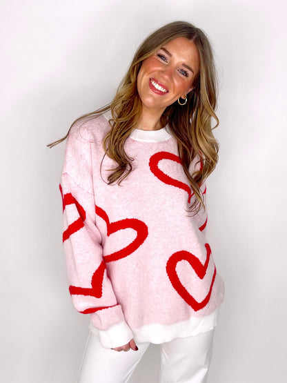 Send My Love Sweater-Sweaters-And The Why-The Village Shoppe, Women’s Fashion Boutique, Shop Online and In Store - Located in Muscle Shoals, AL.