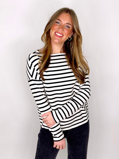 Spanx AirEssentials Boat Neck Tee-Long Sleeves-Spanx-The Village Shoppe, Women’s Fashion Boutique, Shop Online and In Store - Located in Muscle Shoals, AL.