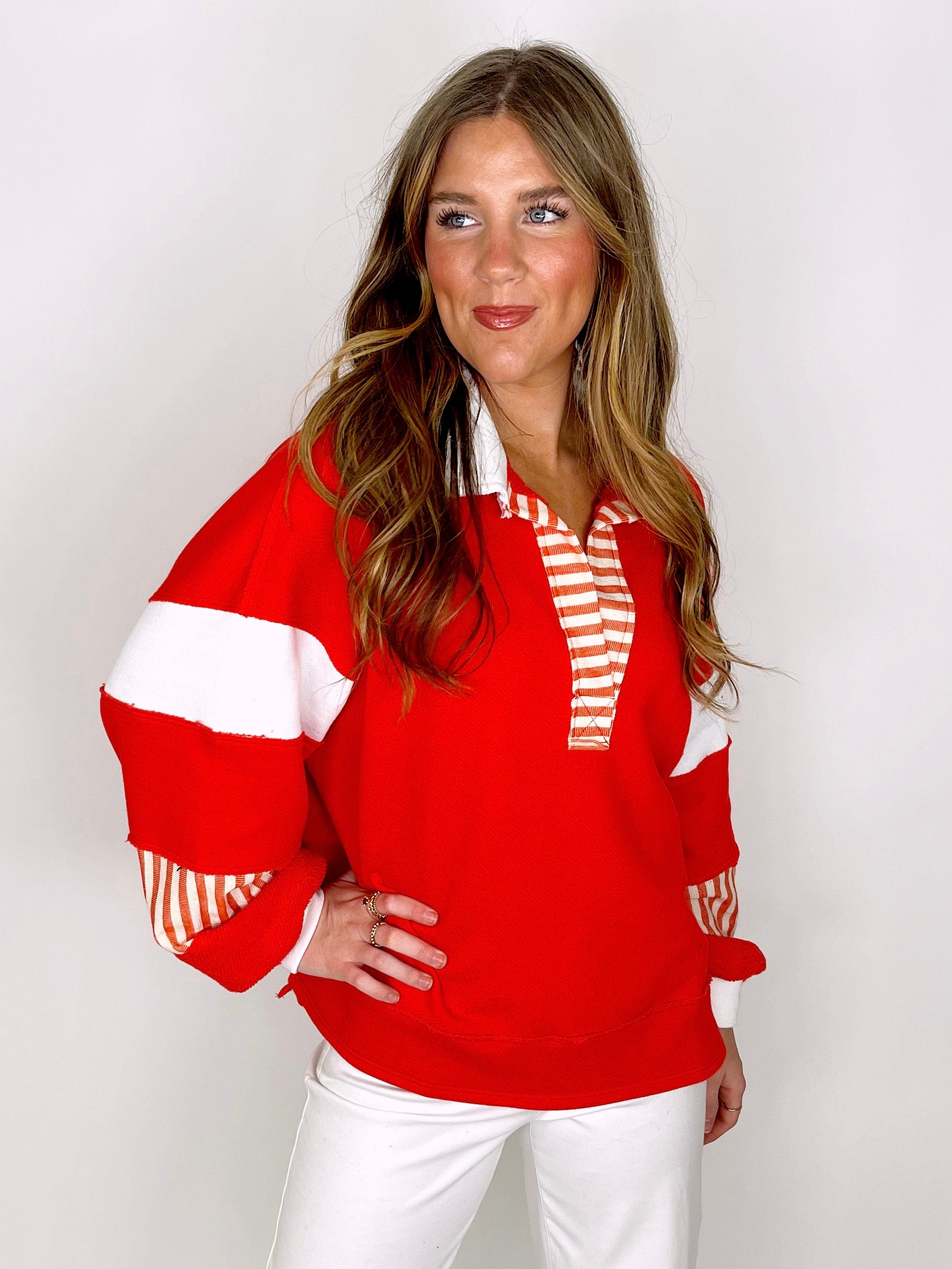 The Jordan Pullover-Long Sleeves-Bucketlist-The Village Shoppe, Women’s Fashion Boutique, Shop Online and In Store - Located in Muscle Shoals, AL.