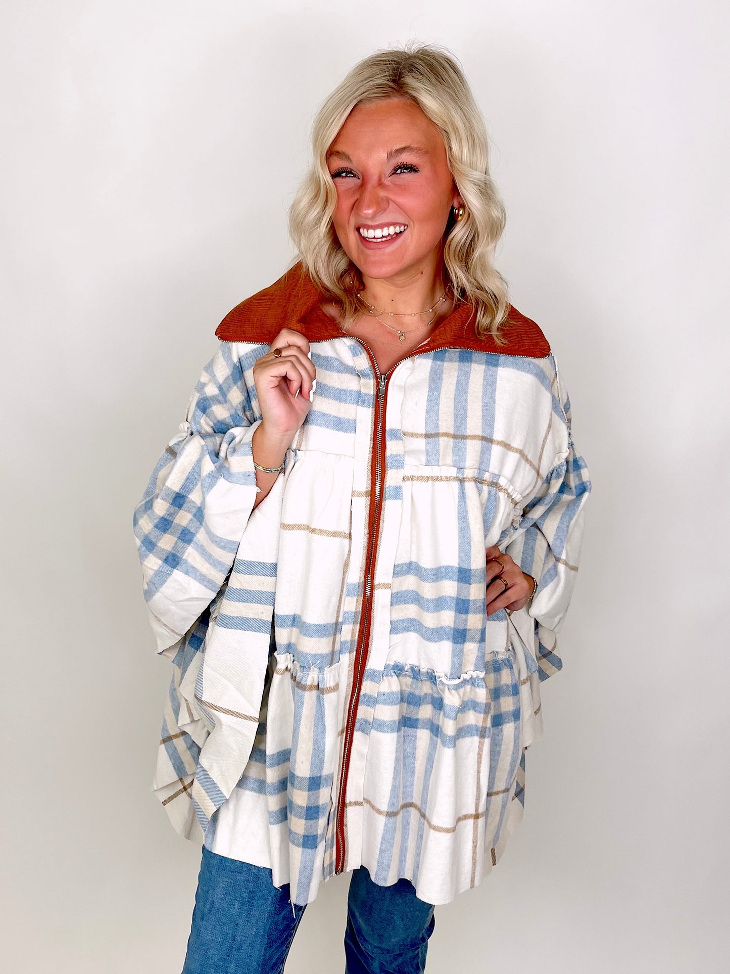 The Sadie Poncho-Poncho-Oli & Hali-The Village Shoppe, Women’s Fashion Boutique, Shop Online and In Store - Located in Muscle Shoals, AL.