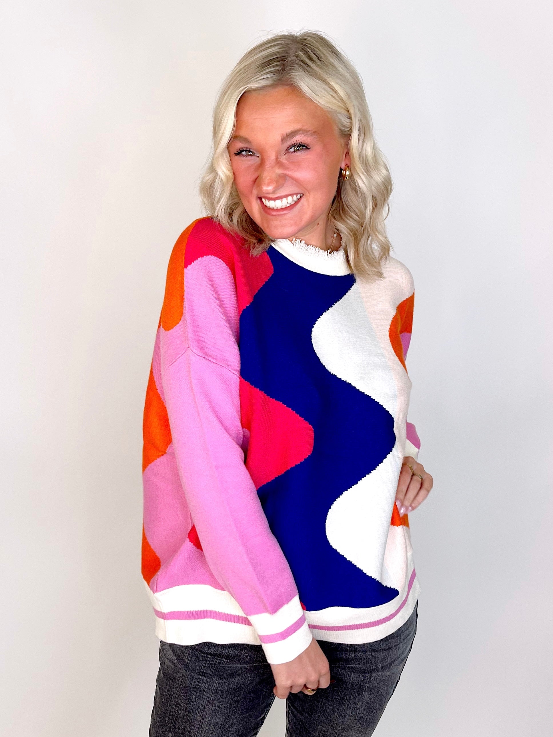 The Robyn Sweater-Long Sleeves-THML-The Village Shoppe, Women’s Fashion Boutique, Shop Online and In Store - Located in Muscle Shoals, AL.