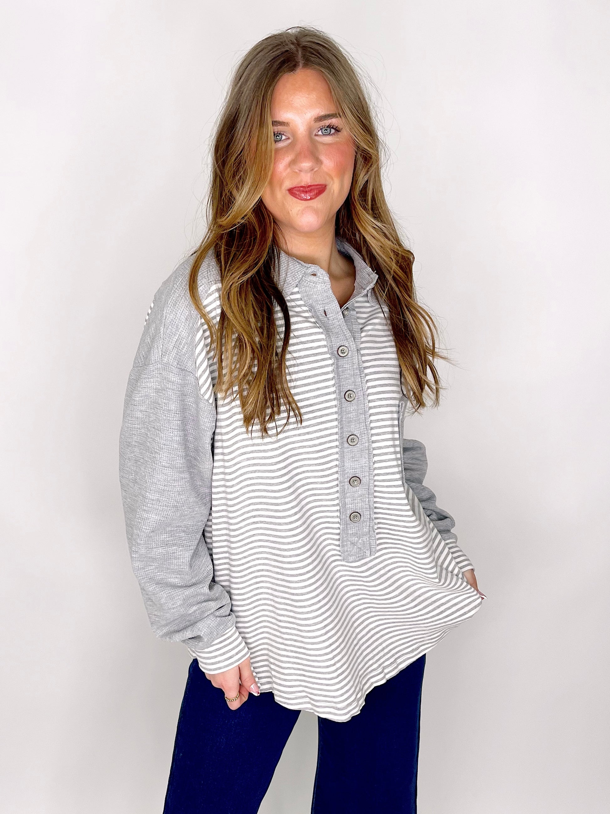 The Mary Top-Long Sleeves-Sewn and Seen-The Village Shoppe, Women’s Fashion Boutique, Shop Online and In Store - Located in Muscle Shoals, AL.