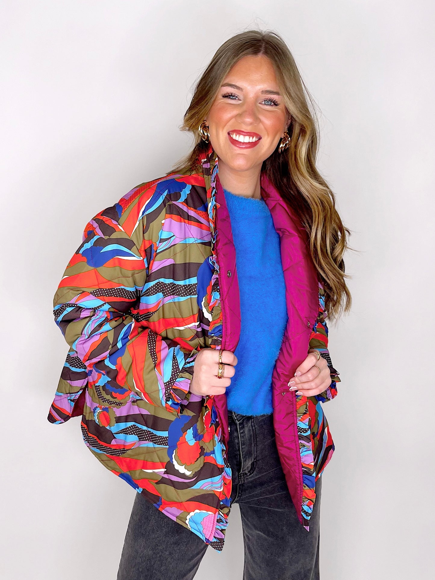 The Brantley Quilted Jacket-Jackets-Sundayup-The Village Shoppe, Women’s Fashion Boutique, Shop Online and In Store - Located in Muscle Shoals, AL.