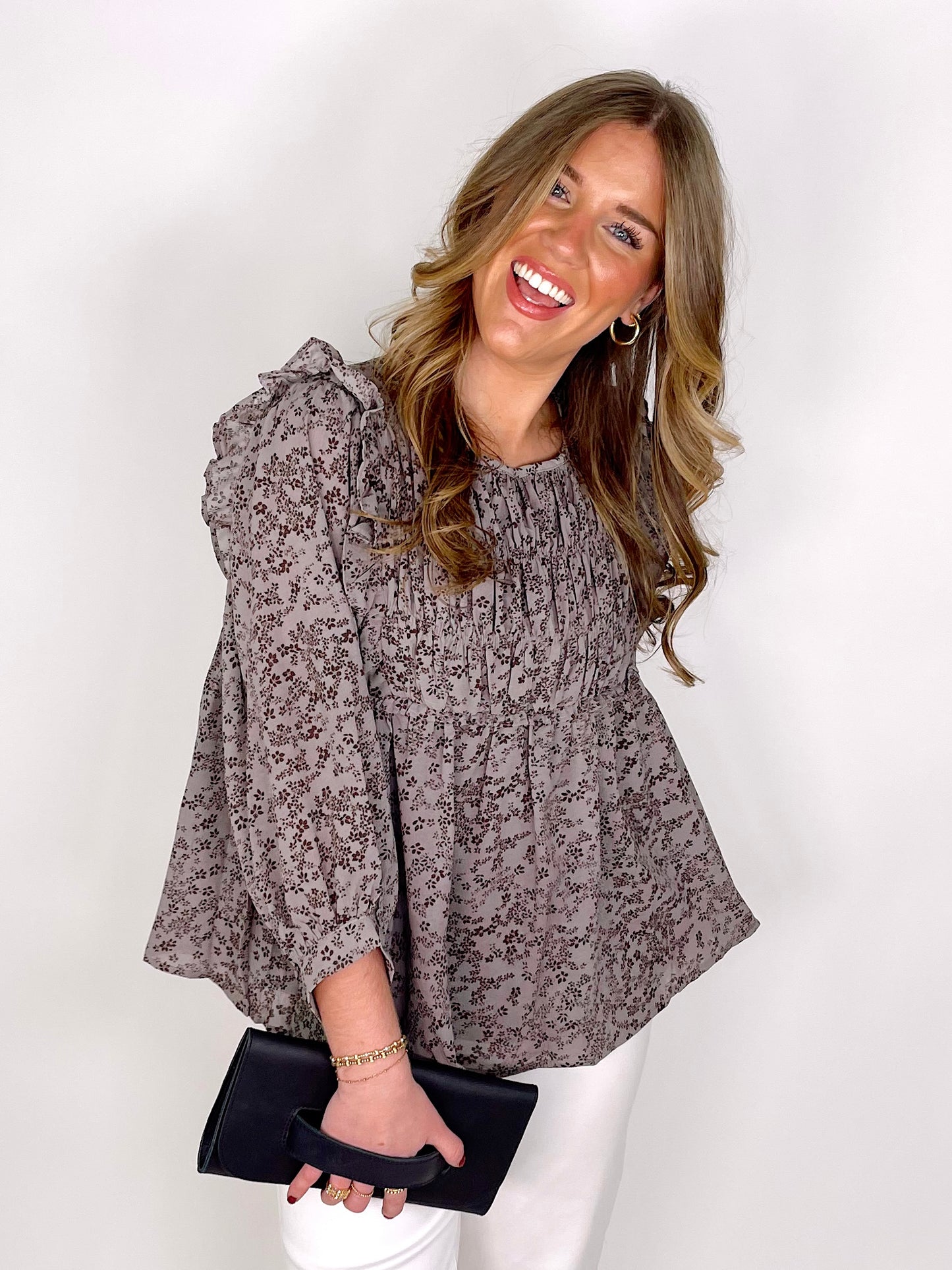 The Abigail Top-Blouse-&merci-The Village Shoppe, Women’s Fashion Boutique, Shop Online and In Store - Located in Muscle Shoals, AL.