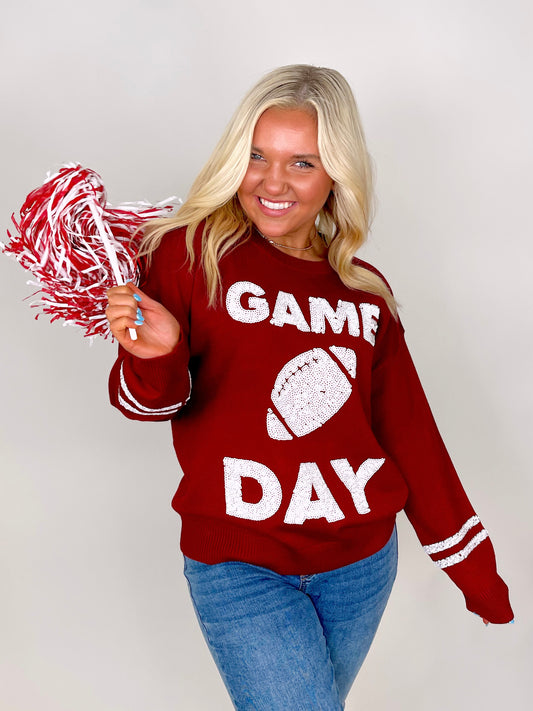 Classy Until Kickoff Sweater-Sweaters-Why Dress-The Village Shoppe, Women’s Fashion Boutique, Shop Online and In Store - Located in Muscle Shoals, AL.