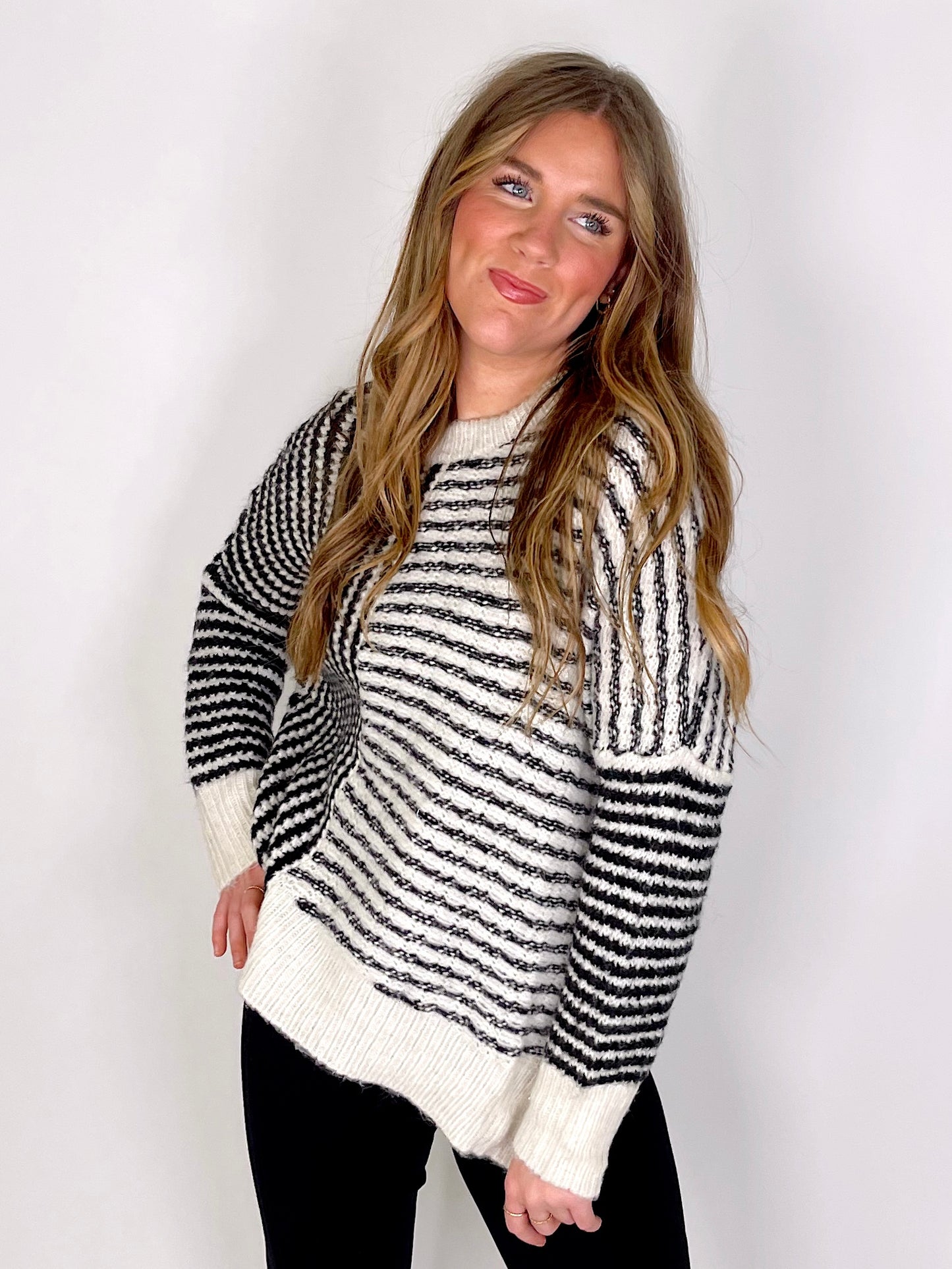 The Bailey Sweater-Sweaters-Miou Muse-The Village Shoppe, Women’s Fashion Boutique, Shop Online and In Store - Located in Muscle Shoals, AL.