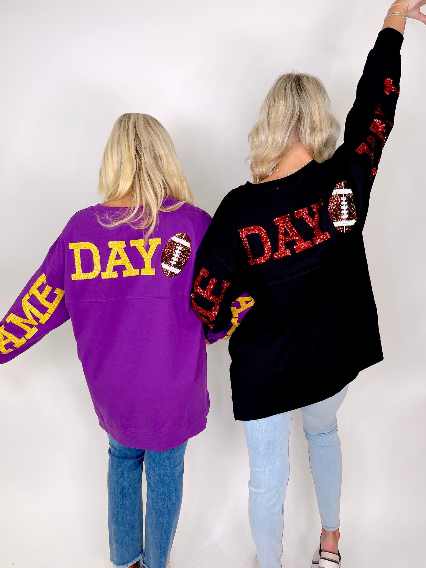 It's Game Day Y'all Tee-Long Sleeves-Fantastic Fawn-The Village Shoppe, Women’s Fashion Boutique, Shop Online and In Store - Located in Muscle Shoals, AL.