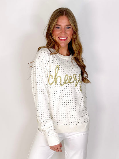 Let's Cheers Sweater | Queen of Sparkles-Sweaters-Queen of Sparkles-The Village Shoppe, Women’s Fashion Boutique, Shop Online and In Store - Located in Muscle Shoals, AL.