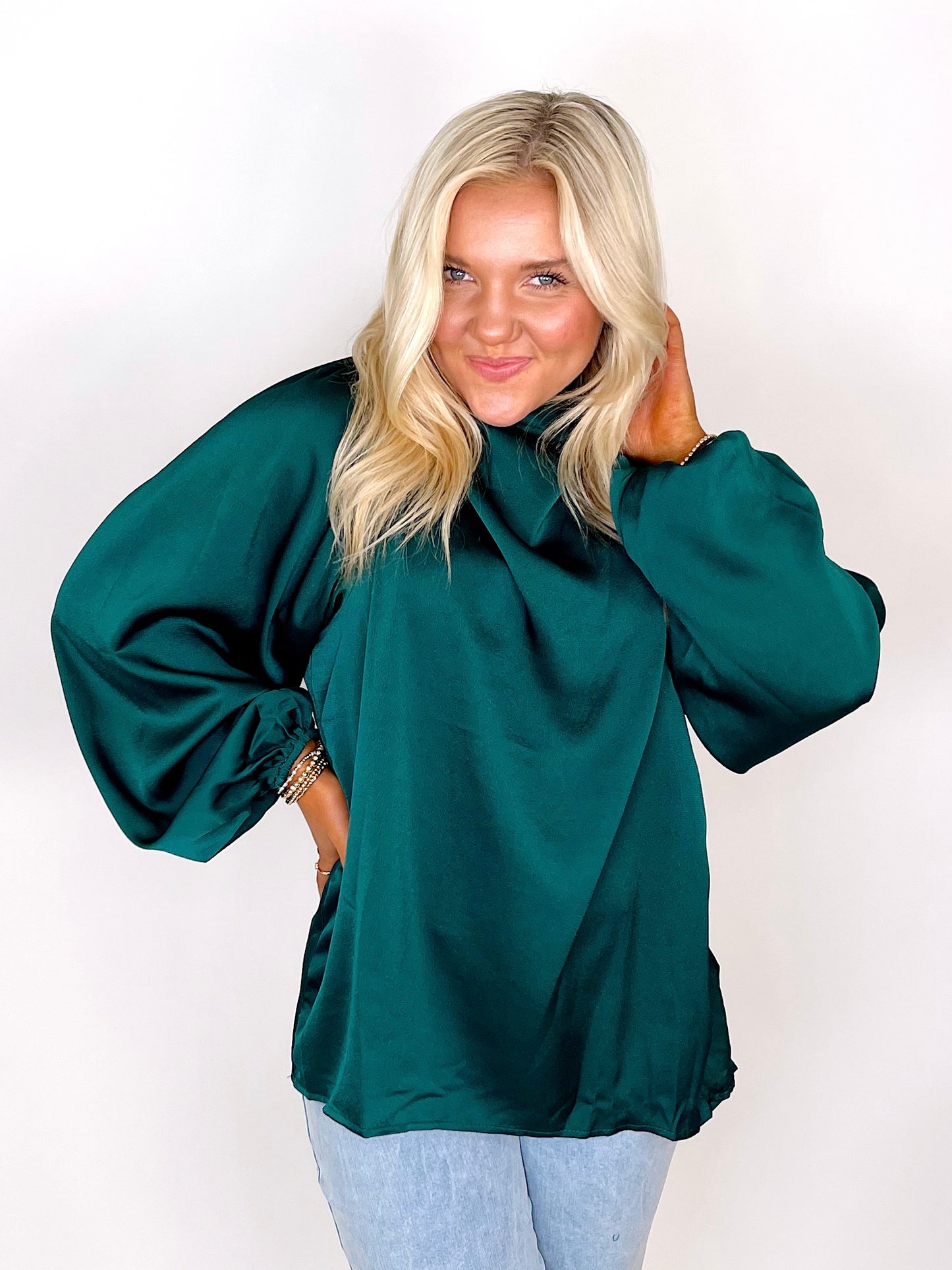 The Becca Blouse-Blouse-Entro-The Village Shoppe, Women’s Fashion Boutique, Shop Online and In Store - Located in Muscle Shoals, AL.