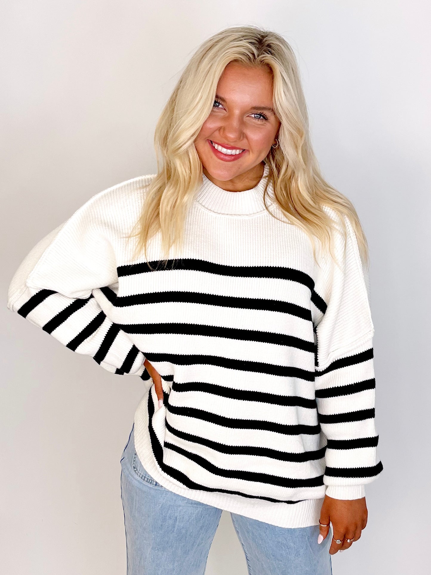 The Layton Sweater-Sweaters-Miou Muse-The Village Shoppe, Women’s Fashion Boutique, Shop Online and In Store - Located in Muscle Shoals, AL.