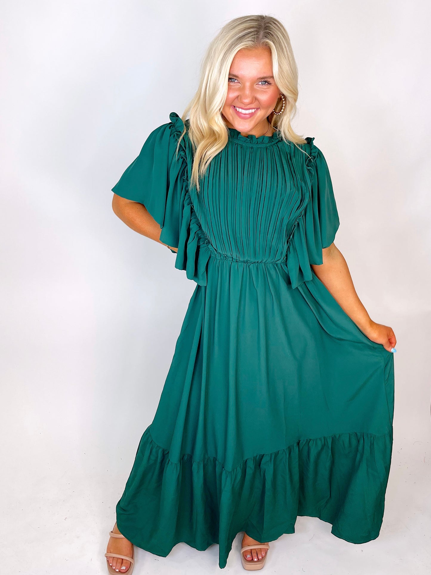 The Vivianne Dress-Maxi Dress-Entro-The Village Shoppe, Women’s Fashion Boutique, Shop Online and In Store - Located in Muscle Shoals, AL.