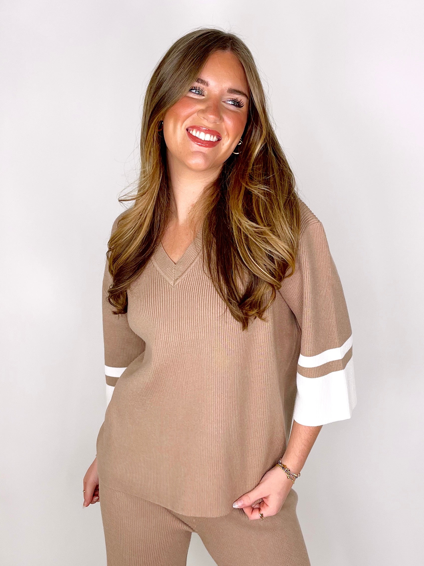 The Sophie Top-Long Sleeves-First Love-The Village Shoppe, Women’s Fashion Boutique, Shop Online and In Store - Located in Muscle Shoals, AL.