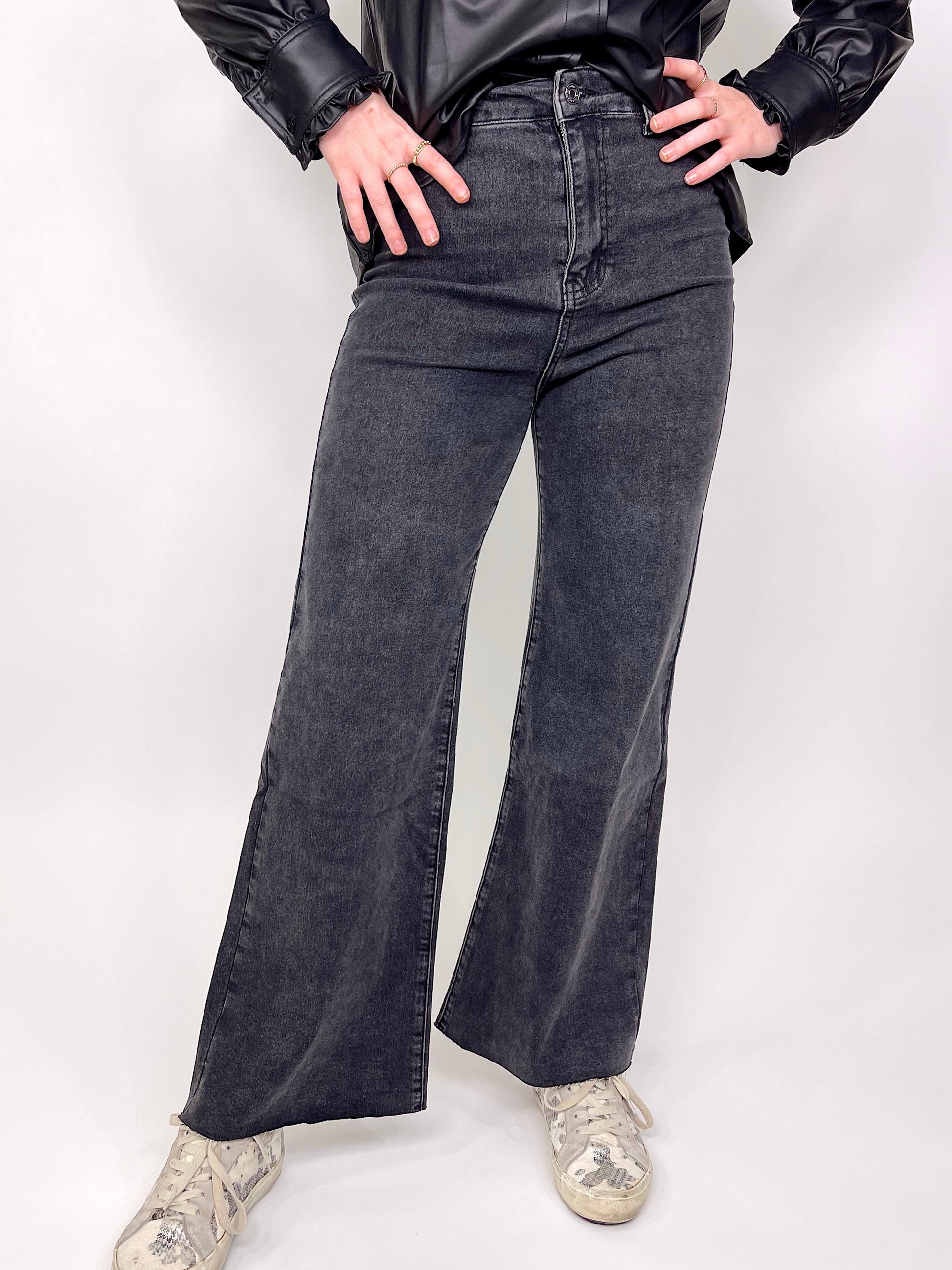 The Danielle Wide Leg Jean-Jeans-Anniewear-The Village Shoppe, Women’s Fashion Boutique, Shop Online and In Store - Located in Muscle Shoals, AL.