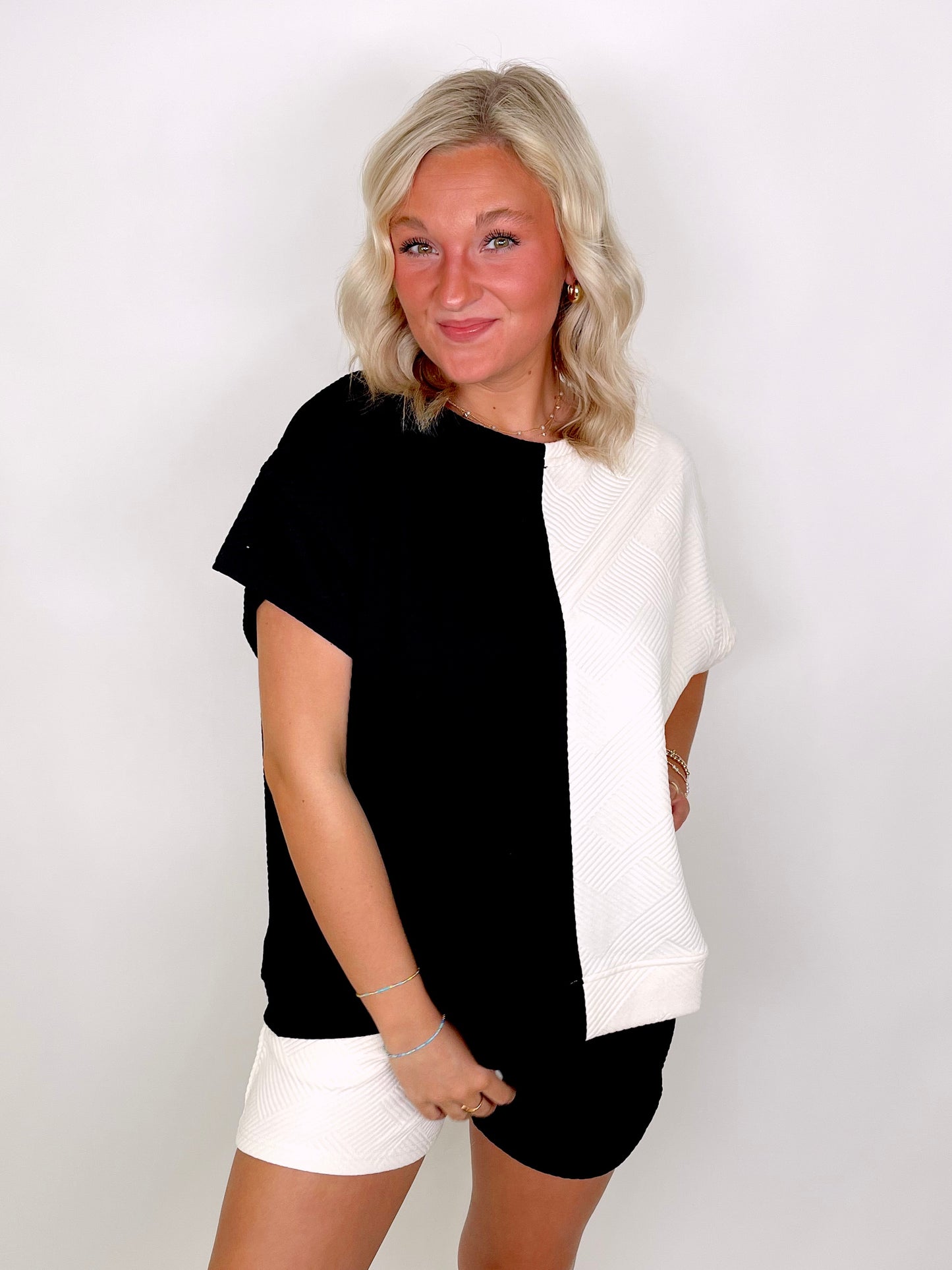 The McCartney Top-Short Sleeves-See and Be Seen-The Village Shoppe, Women’s Fashion Boutique, Shop Online and In Store - Located in Muscle Shoals, AL.