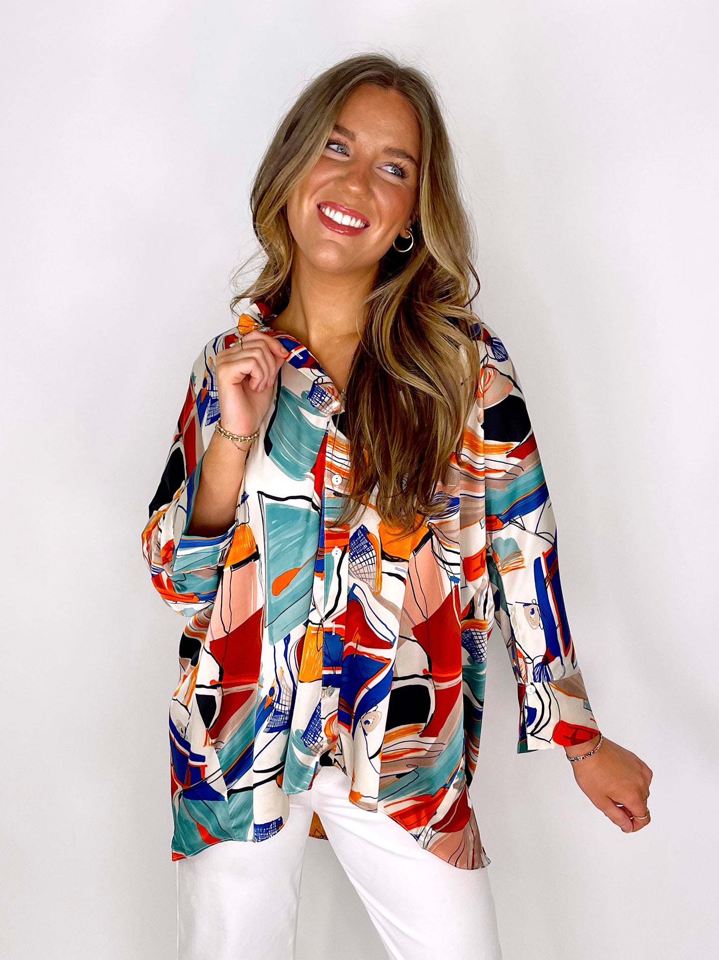 The Kendall Top-Blouse-Jodifl-The Village Shoppe, Women’s Fashion Boutique, Shop Online and In Store - Located in Muscle Shoals, AL.
