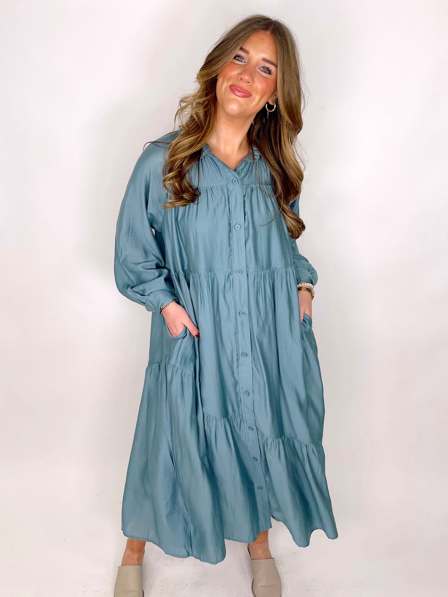 The Cassidy Midi Dress-Midi Dress-&merci-The Village Shoppe, Women’s Fashion Boutique, Shop Online and In Store - Located in Muscle Shoals, AL.