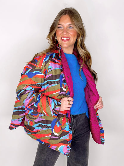 The Brantley Quilted Jacket-Jackets-Sundayup-The Village Shoppe, Women’s Fashion Boutique, Shop Online and In Store - Located in Muscle Shoals, AL.