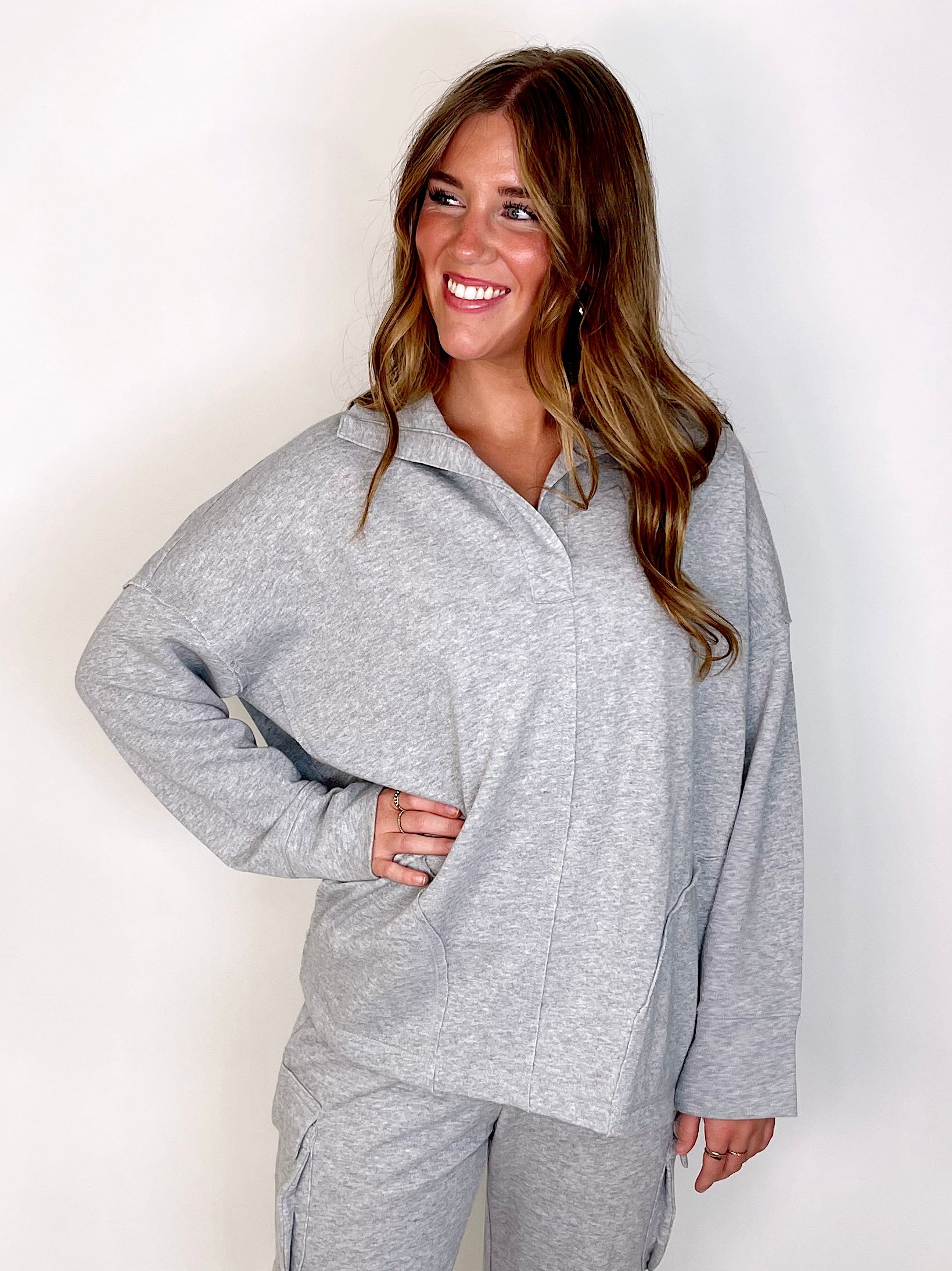 The Landyn Pullover-Pullover-Rae Mode-The Village Shoppe, Women’s Fashion Boutique, Shop Online and In Store - Located in Muscle Shoals, AL.