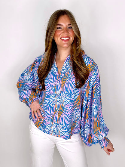 The Lila Blouse-Button-Ups-ee:some-The Village Shoppe, Women’s Fashion Boutique, Shop Online and In Store - Located in Muscle Shoals, AL.