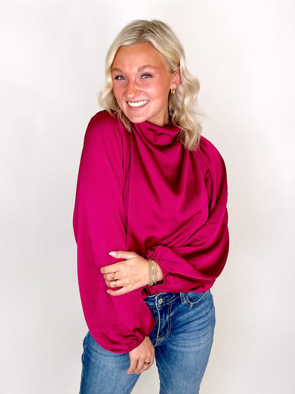 The Becca Blouse-Blouse-Entro-The Village Shoppe, Women’s Fashion Boutique, Shop Online and In Store - Located in Muscle Shoals, AL.