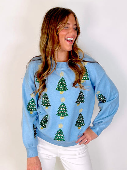 Rockin' Around the Christmas Tree Sweater-Sweaters-Why Dress-The Village Shoppe, Women’s Fashion Boutique, Shop Online and In Store - Located in Muscle Shoals, AL.