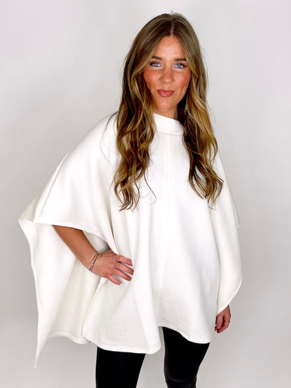 The Cora Poncho-Poncho-Joh-The Village Shoppe, Women’s Fashion Boutique, Shop Online and In Store - Located in Muscle Shoals, AL.