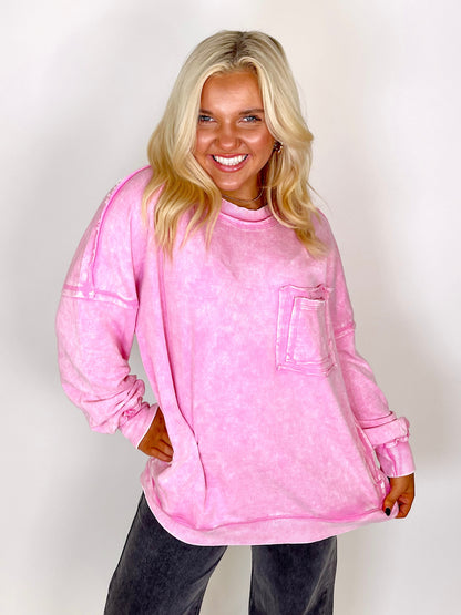 The Kate Pullover | DOORBUSTER-Pullover-Zenana-The Village Shoppe, Women’s Fashion Boutique, Shop Online and In Store - Located in Muscle Shoals, AL.