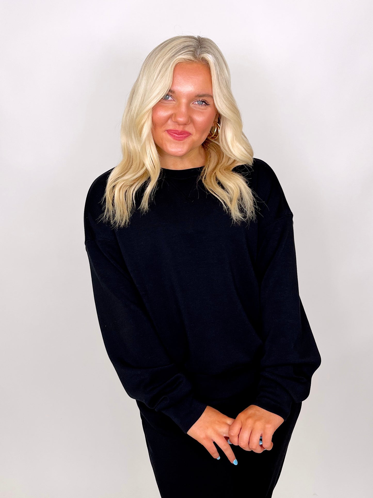 Spanx AirEssentials Crew-Long Sleeves-Spanx-The Village Shoppe, Women’s Fashion Boutique, Shop Online and In Store - Located in Muscle Shoals, AL.