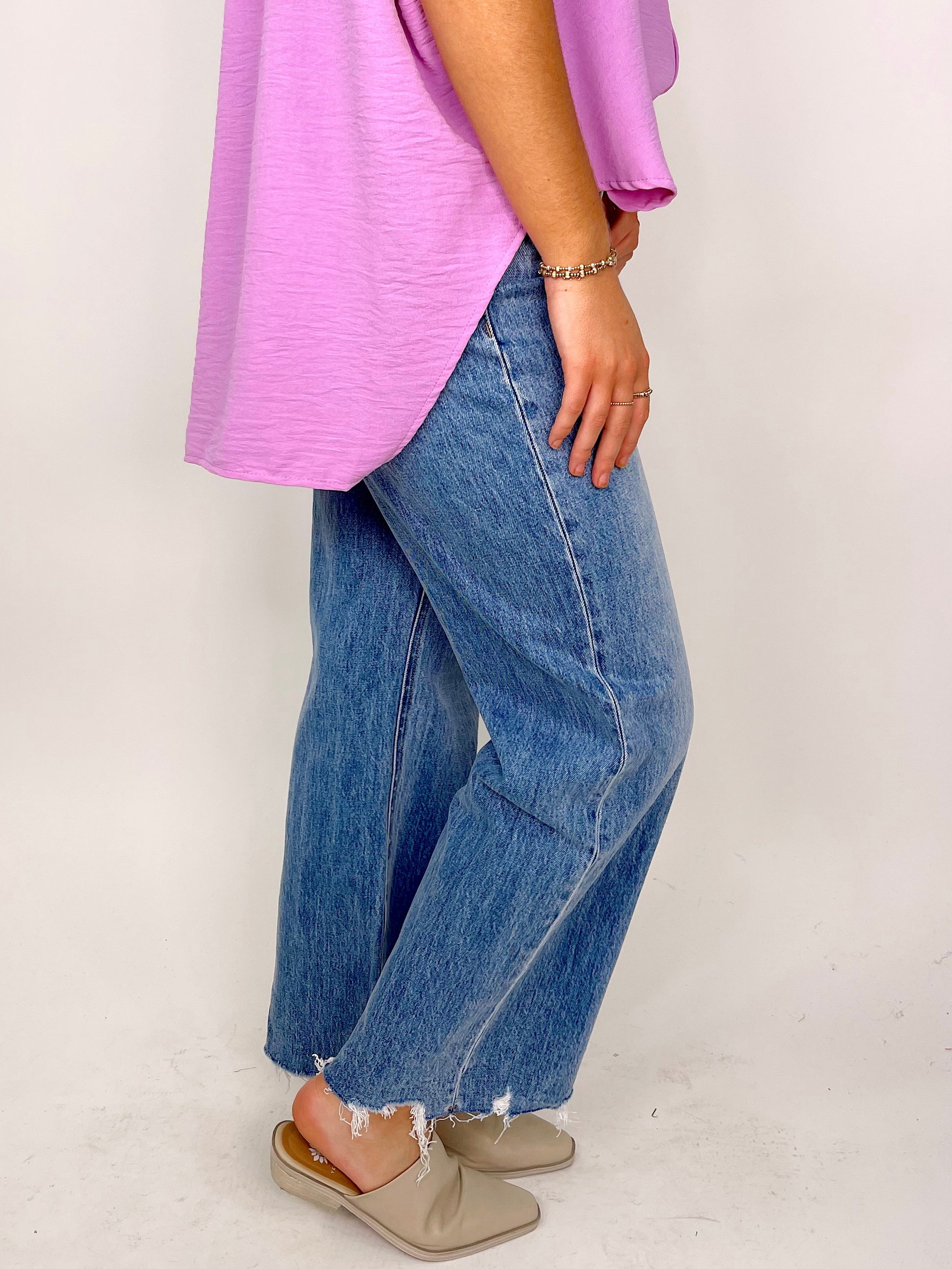 The Magnolia Crop Wide Leg Jean-Jeans-Vervet-The Village Shoppe, Women’s Fashion Boutique, Shop Online and In Store - Located in Muscle Shoals, AL.