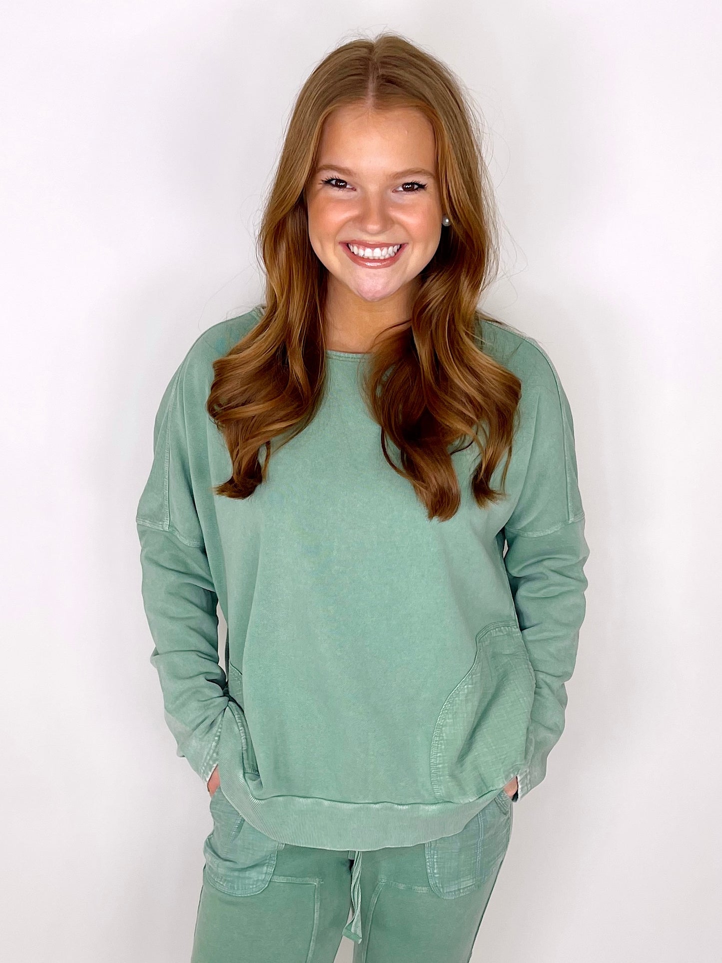 The Hannah Pullover-Pullover-Easel-The Village Shoppe, Women’s Fashion Boutique, Shop Online and In Store - Located in Muscle Shoals, AL.