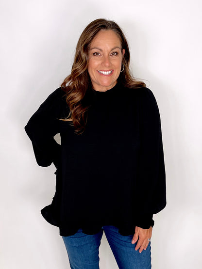 The Jennifer Blouse-Long Sleeves-Jodifl-The Village Shoppe, Women’s Fashion Boutique, Shop Online and In Store - Located in Muscle Shoals, AL.