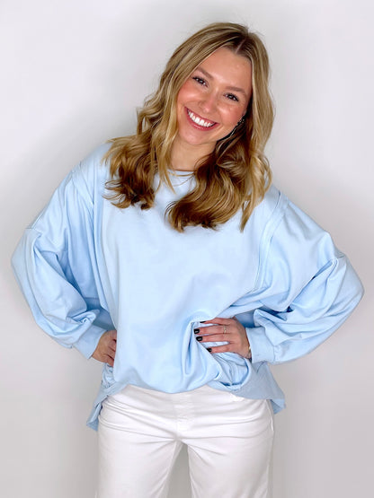 The Charlie Sweatshirt-Pullover-The Village Shoppe-The Village Shoppe, Women’s Fashion Boutique, Shop Online and In Store - Located in Muscle Shoals, AL.