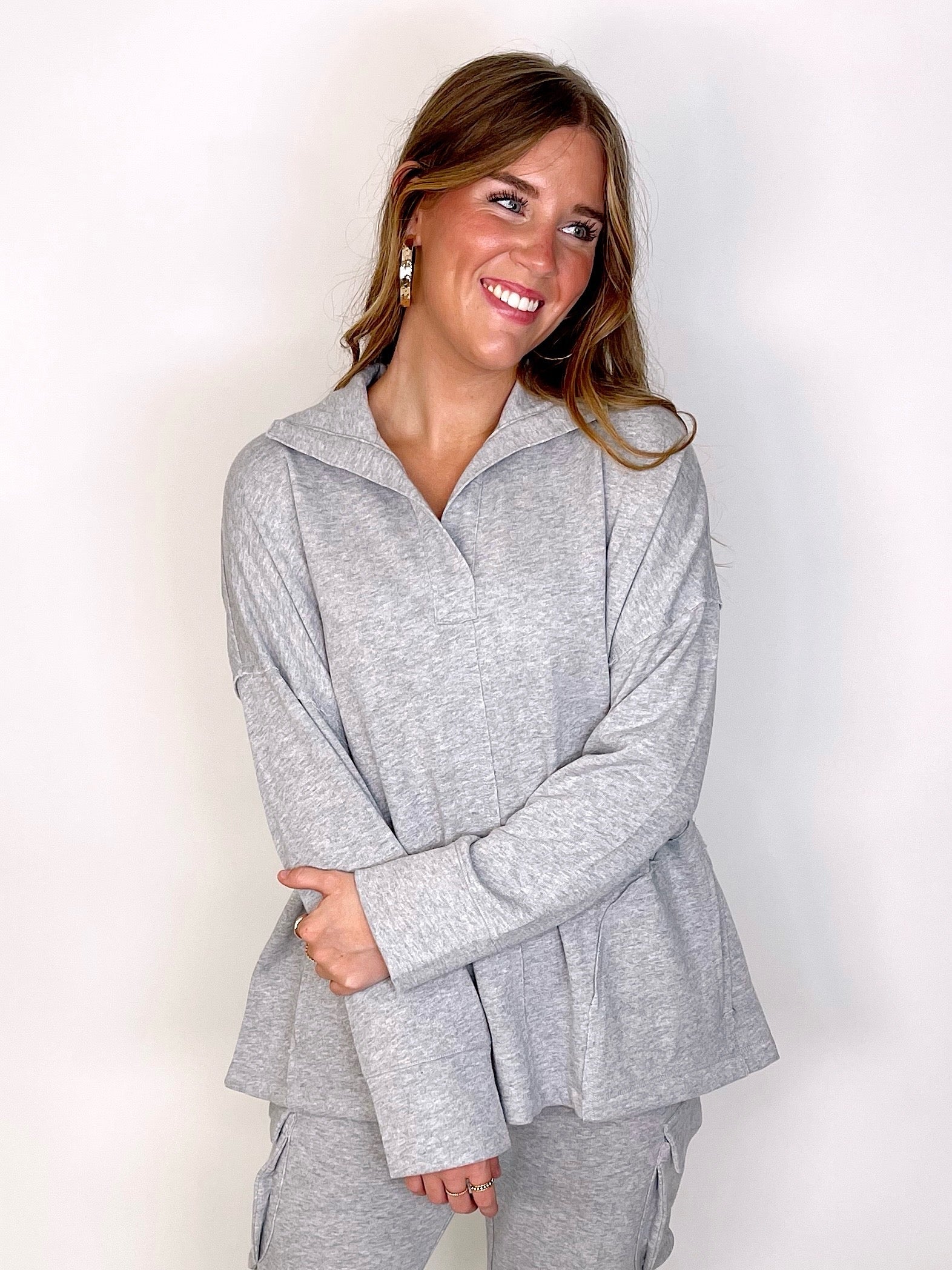 The Landyn Pullover-Pullover-Rae Mode-The Village Shoppe, Women’s Fashion Boutique, Shop Online and In Store - Located in Muscle Shoals, AL.