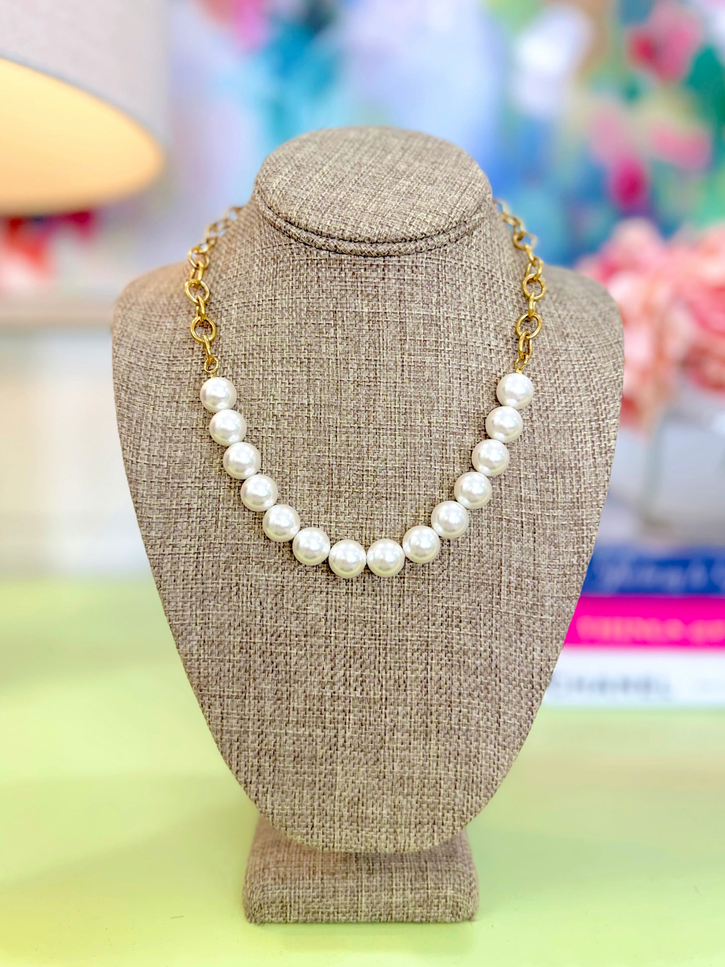 Golden Girl Necklace-Necklaces-Stella-The Village Shoppe, Women’s Fashion Boutique, Shop Online and In Store - Located in Muscle Shoals, AL.