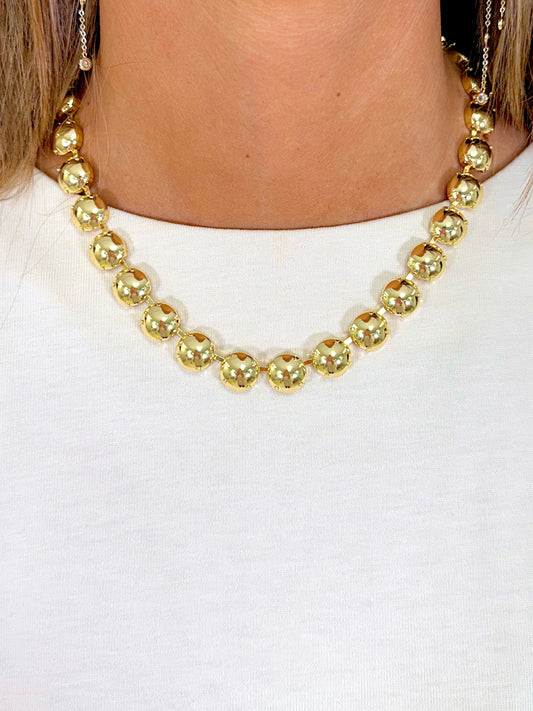 Gold Rush Necklace-Necklaces-AF Design Group-The Village Shoppe, Women’s Fashion Boutique, Shop Online and In Store - Located in Muscle Shoals, AL.