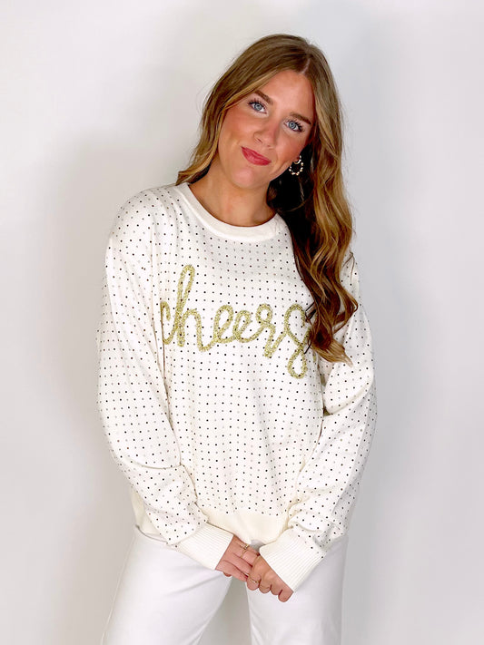 Let's Cheers Sweater | Queen of Sparkles-Sweaters-Queen of Sparkles-The Village Shoppe, Women’s Fashion Boutique, Shop Online and In Store - Located in Muscle Shoals, AL.