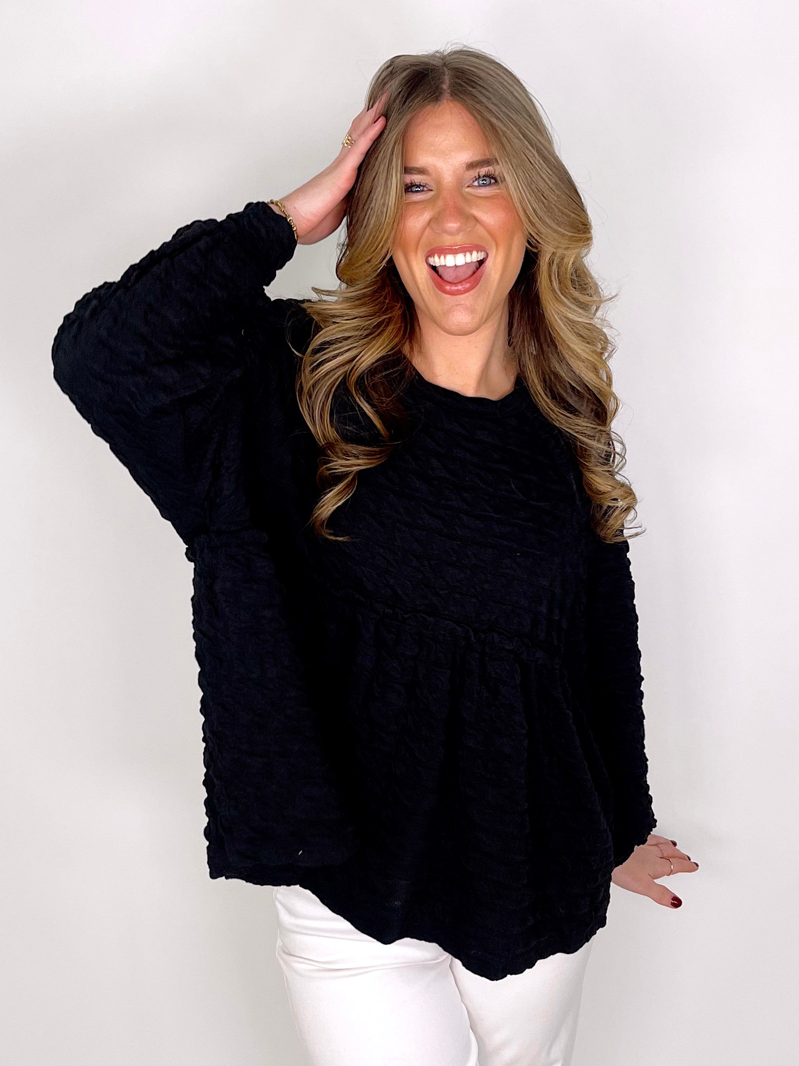 The Channing Top-Long Sleeves-Anniewear-The Village Shoppe, Women’s Fashion Boutique, Shop Online and In Store - Located in Muscle Shoals, AL.