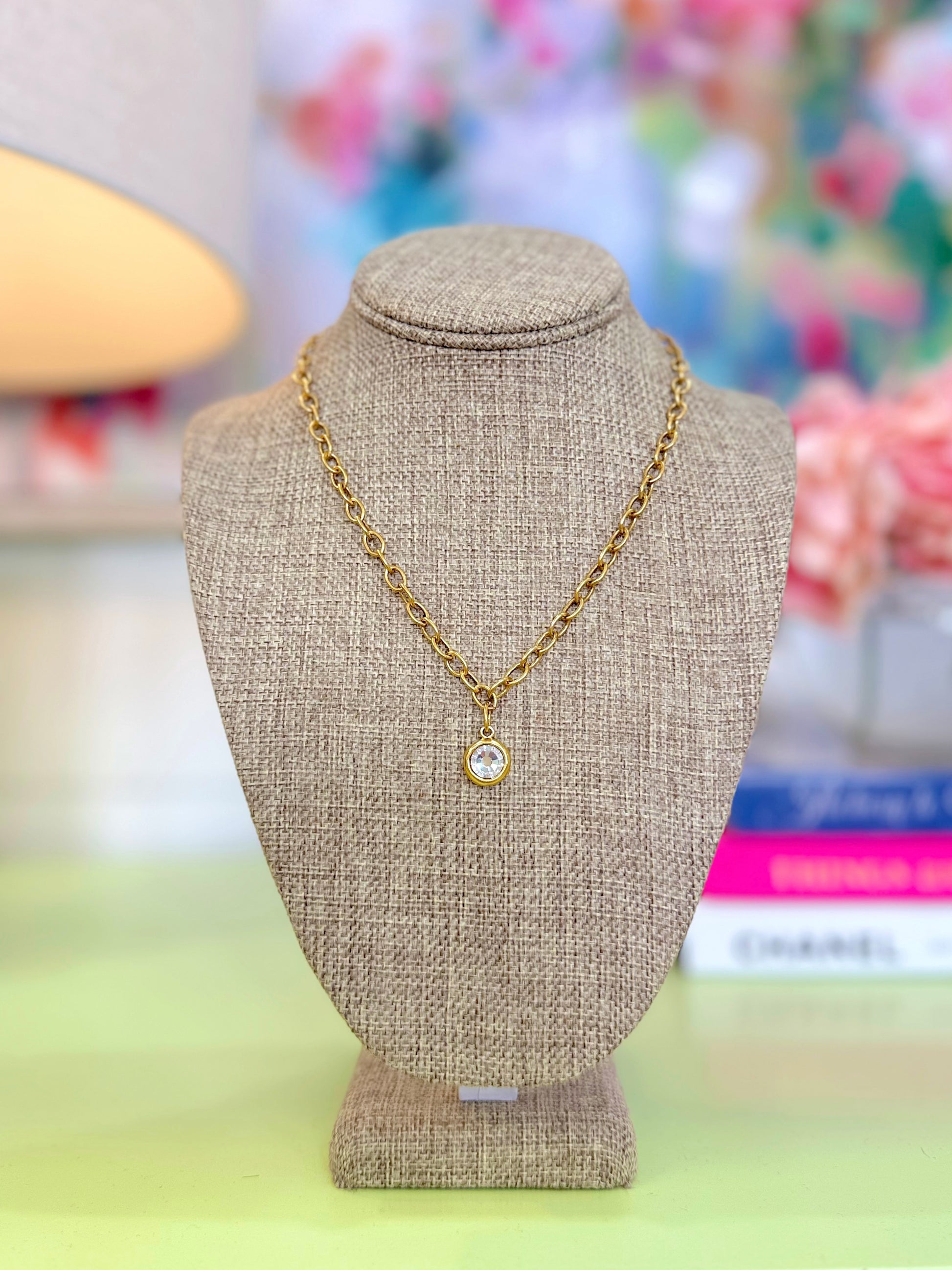 Bright Idea Pendant Necklace-Necklaces-Stella-The Village Shoppe, Women’s Fashion Boutique, Shop Online and In Store - Located in Muscle Shoals, AL.