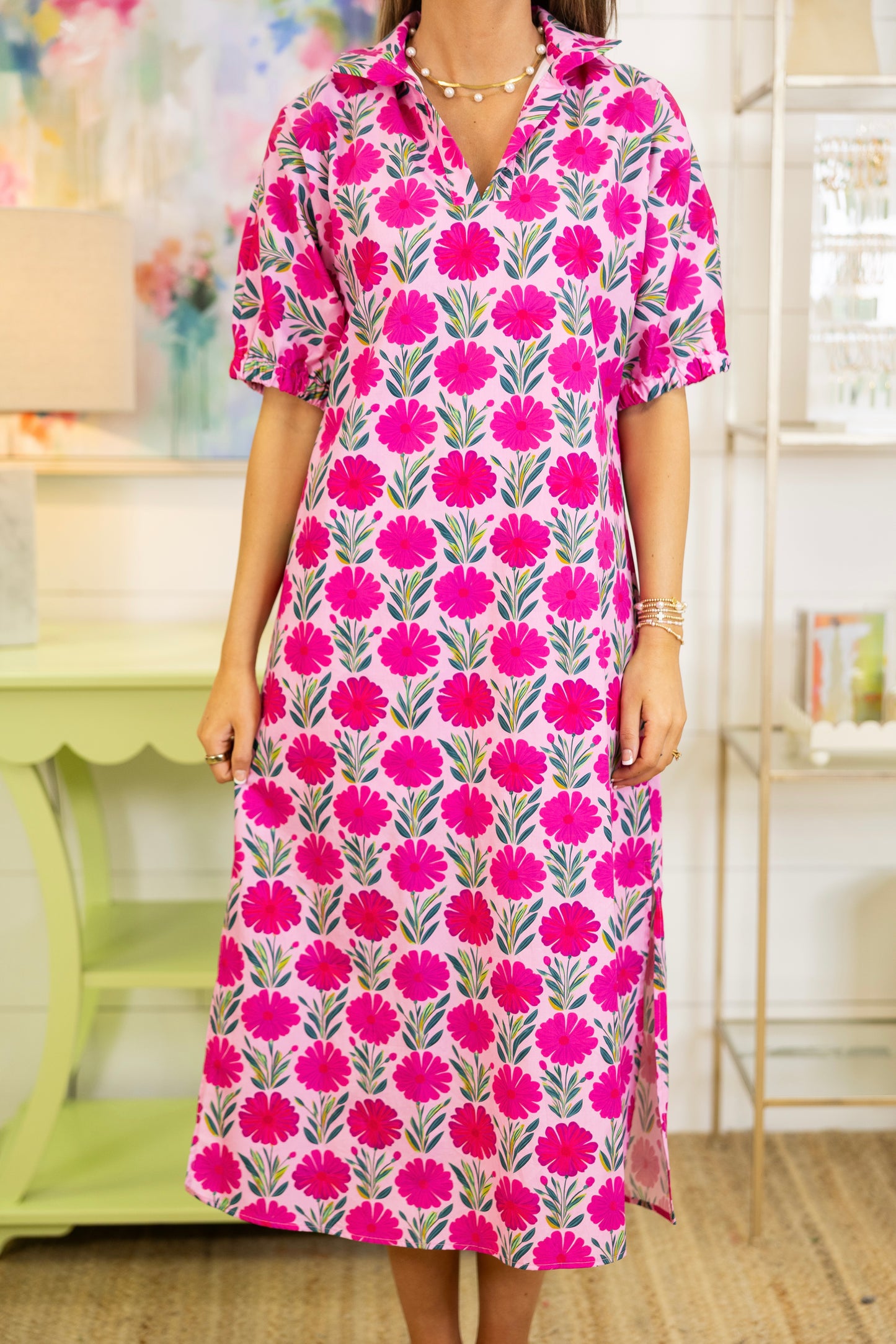 The Dahlia Midi Dress | Adrienne-Midi Dress-Adrienne-The Village Shoppe, Women’s Fashion Boutique, Shop Online and In Store - Located in Muscle Shoals, AL.