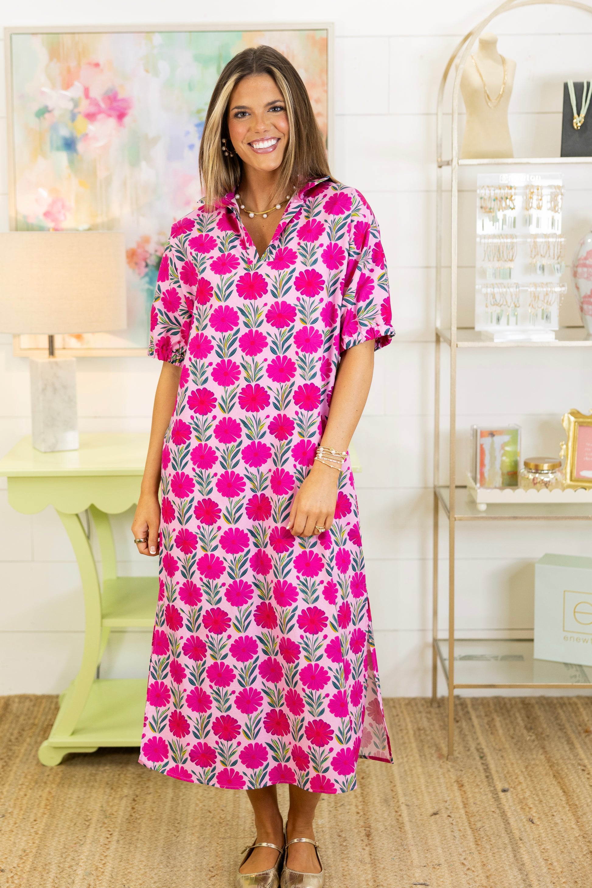 The Dahlia Midi Dress | Adrienne-Midi Dress-Adrienne-The Village Shoppe, Women’s Fashion Boutique, Shop Online and In Store - Located in Muscle Shoals, AL.