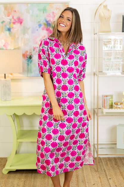 The Dahlia Midi Dress | Adrienne-Midi Dress-Adrienne-The Village Shoppe, Women’s Fashion Boutique, Shop Online and In Store - Located in Muscle Shoals, AL.